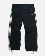 Pantalón Chándal Adidas Negro Gris Vintage — Talla L