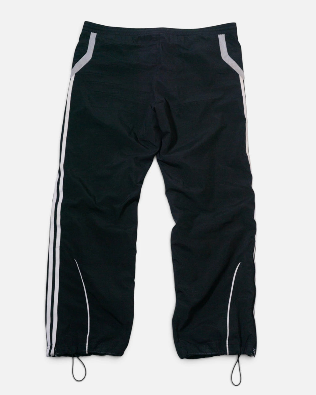 Pantalón Chándal Adidas Negro Gris Vintage — Talla L