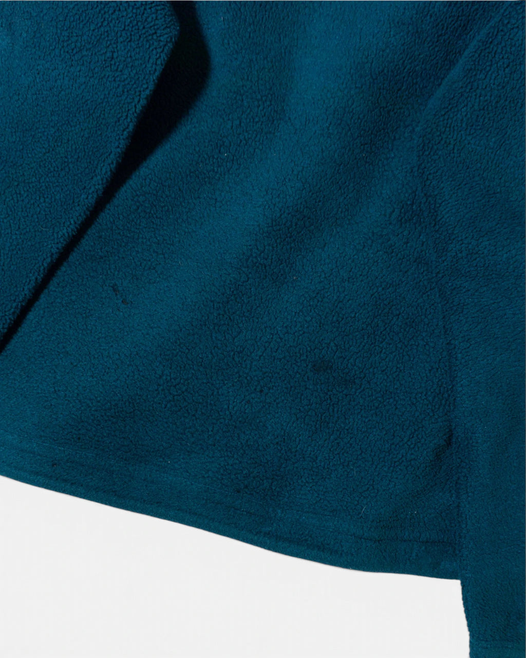 Chaqueta Polar Reebok Azul Petróleo Vintage 90s — Talla M