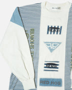 Camiseta larga Pierre Laurent Rayas Vintage 90s — Talla L