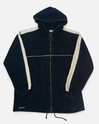 Chaqueta Reebok Azul Marina Capucha Vintage — Talla XL