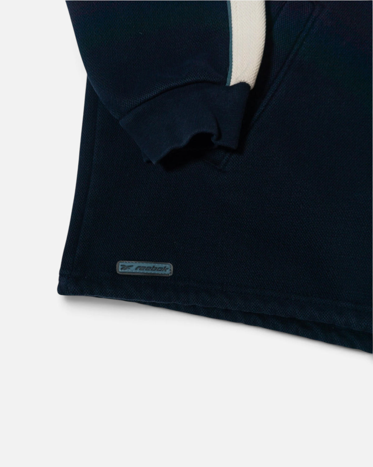 Chaqueta Reebok Azul Marina Capucha Vintage — Talla XL