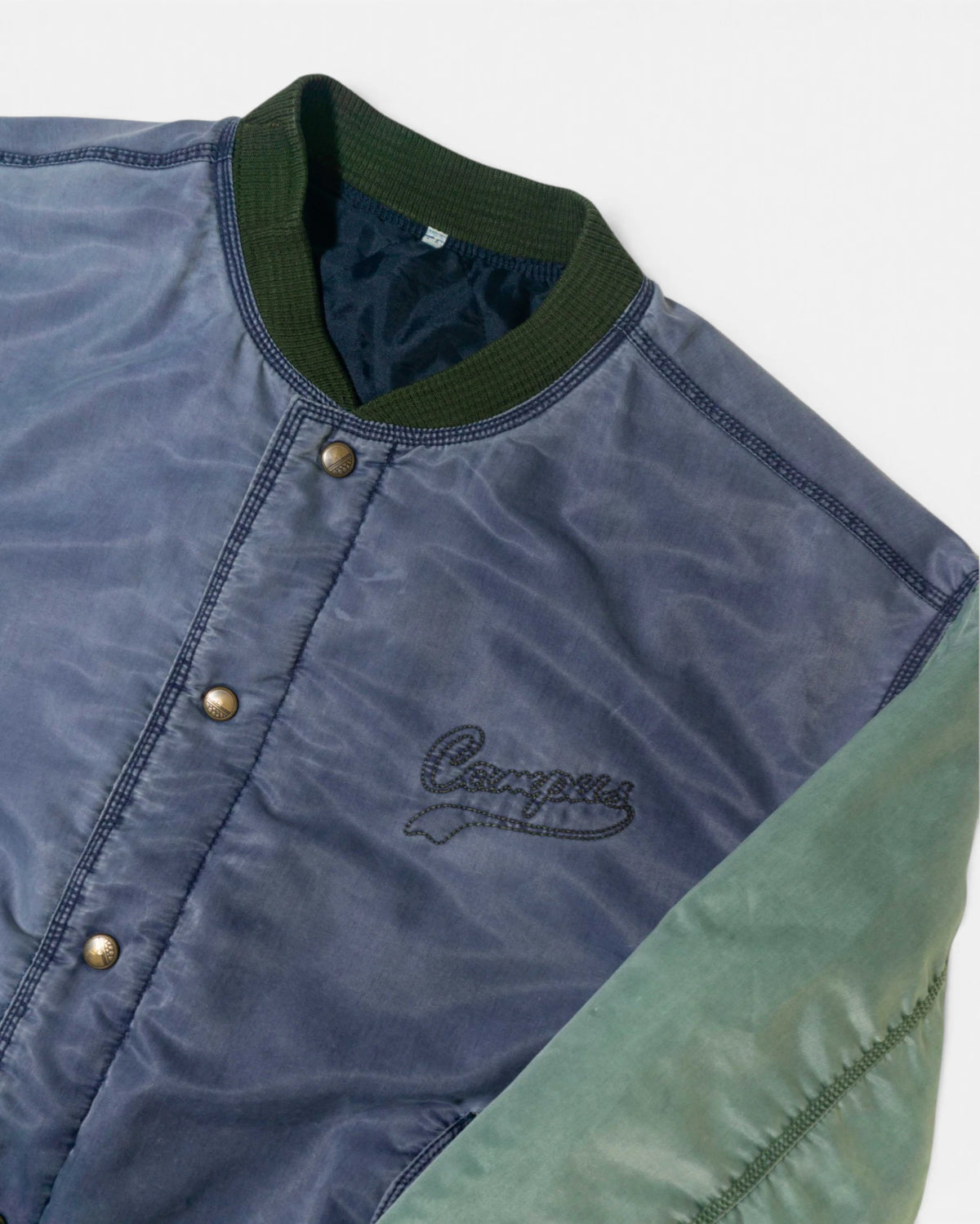 Chaqueta Bomber Lintong Bicolor Vintage 90s — Talla L