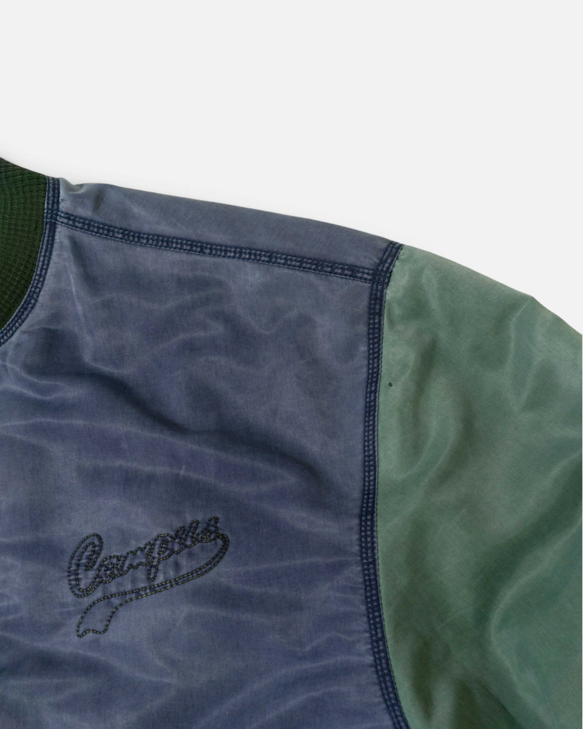 Chaqueta Bomber Lintong Bicolor Vintage 90s — Talla L