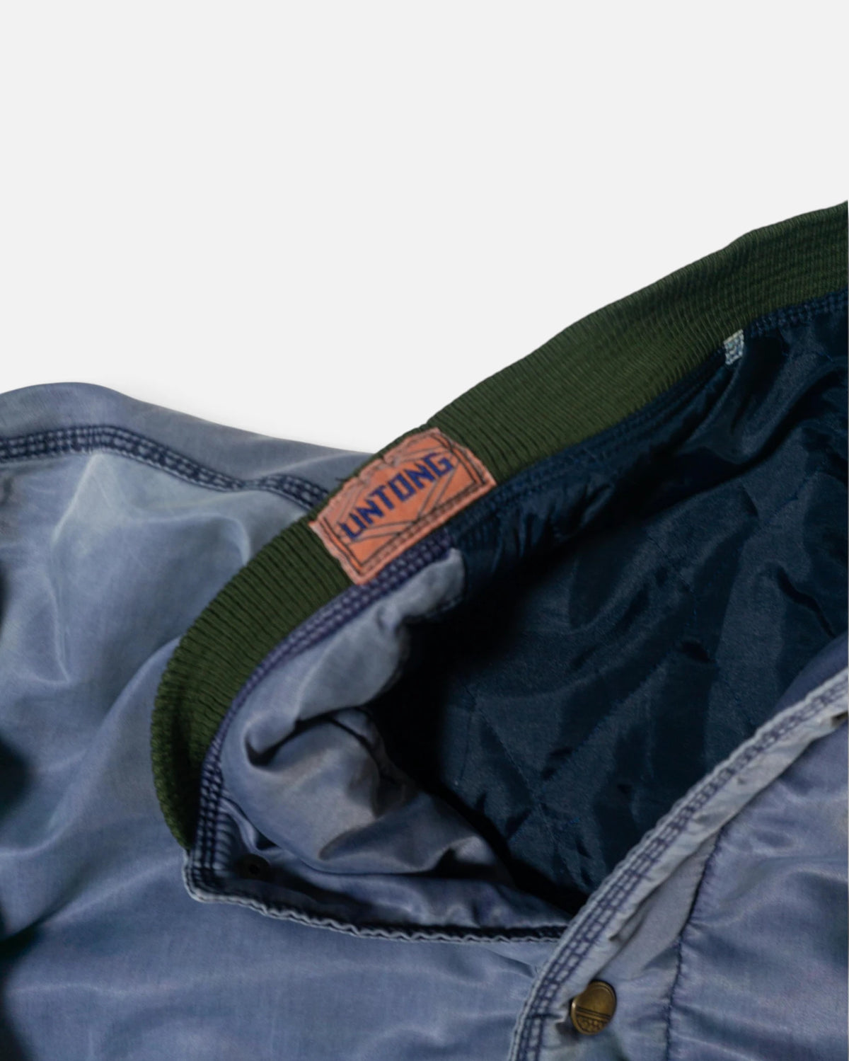 Chaqueta Bomber Lintong Bicolor Vintage 90s — Talla L