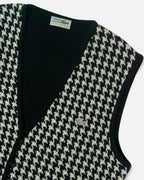 Chaleco Lacoste Pata Gallo Vintage 80s — Talla M Mujer