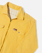 Chaqueta Quiksilver vintage 90s Reversible Amarilla Cuadros — Talla L