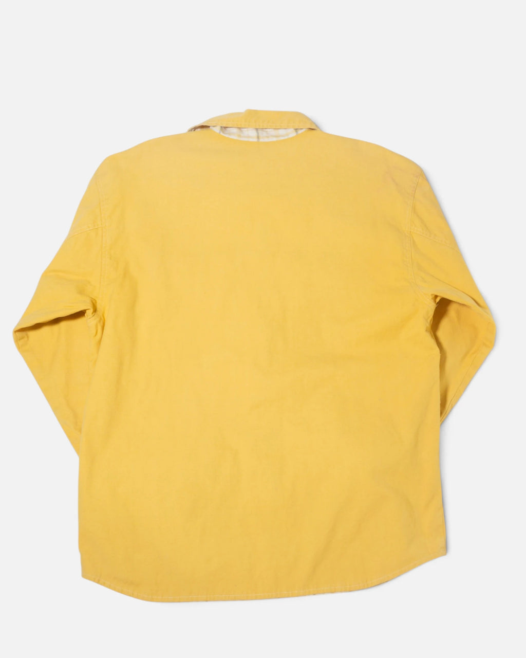 Chaqueta Quiksilver vintage 90s Reversible Amarilla Cuadros — Talla L