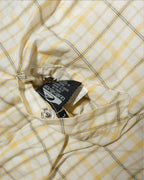 Chaqueta Quiksilver vintage 90s Reversible Amarilla Cuadros — Talla L