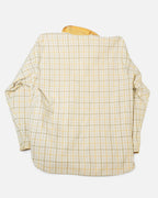 Chaqueta Quiksilver vintage 90s Reversible Amarilla Cuadros — Talla L
