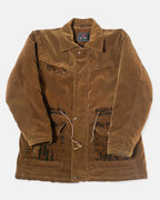 Parka Pana Marrón Ocre Camuflaje Vintage 90s — Talla L