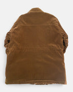 Parka Pana Marrón Ocre Camuflaje Vintage 90s — Talla L