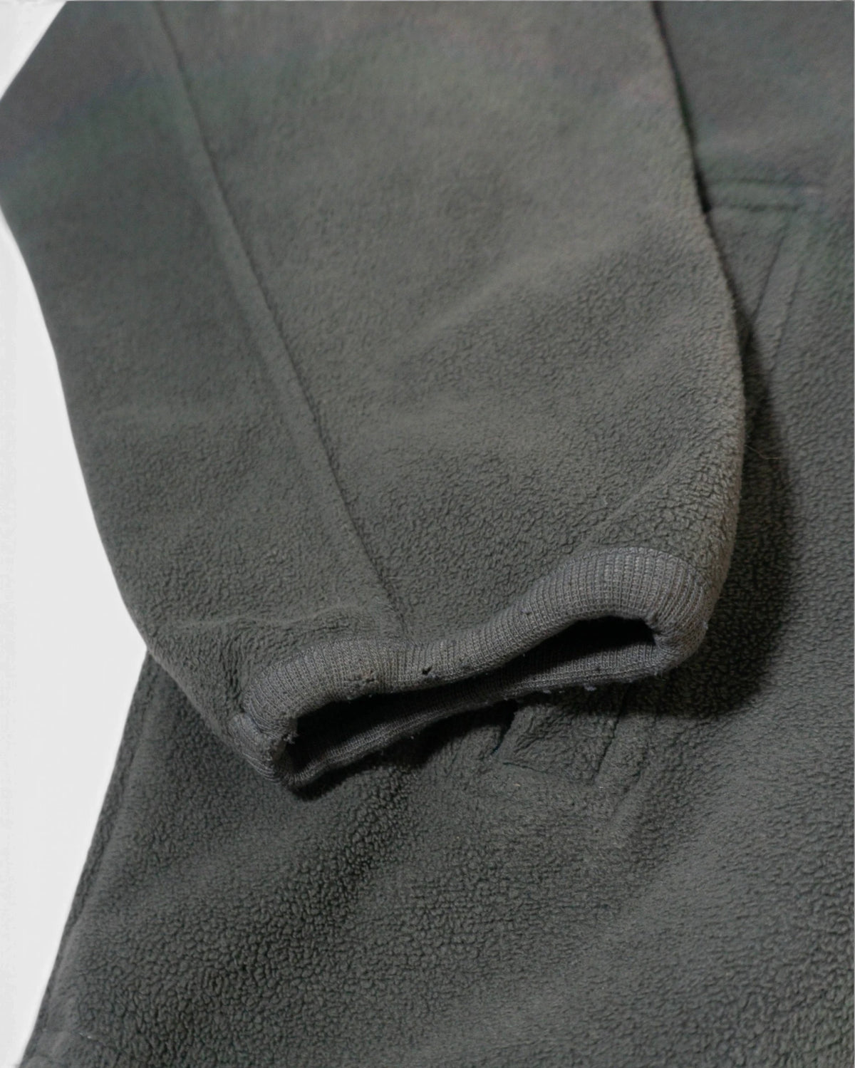 Chaqueta Polar Adidas Gris Cemento Vintage — Talla L
