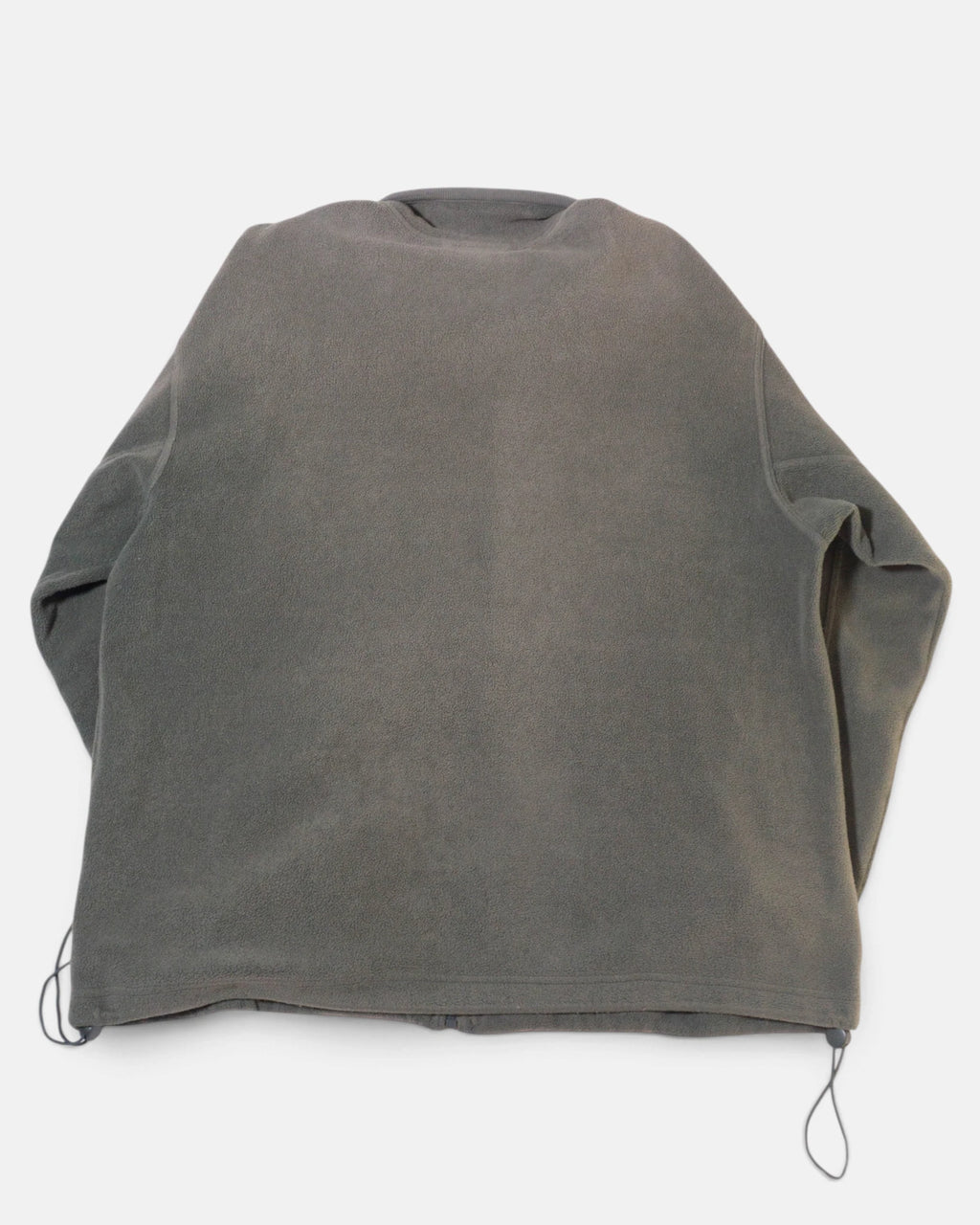 Chaqueta Polar Adidas Gris Cemento Vintage — Talla L