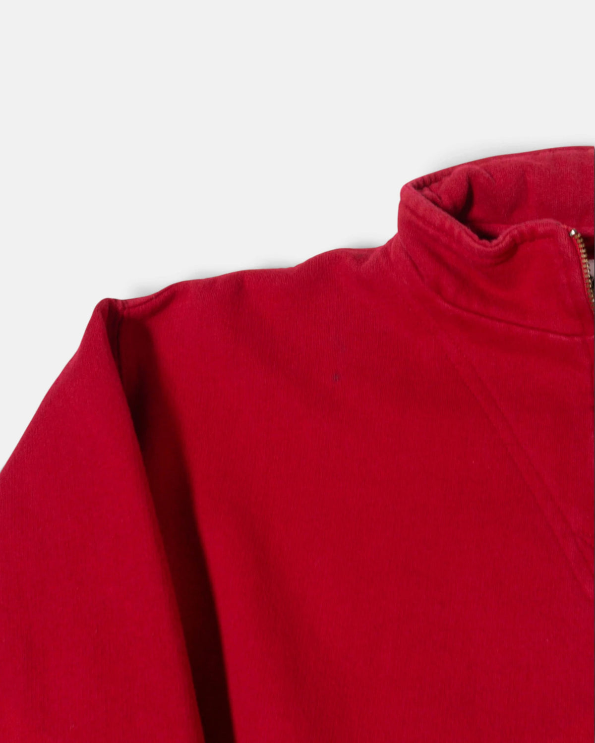 Sudadera Nike Roja Media Cremallera Vintage — Talla XS