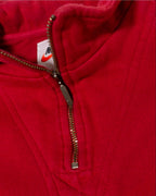 Sudadera Nike Roja Media Cremallera Vintage — Talla XS
