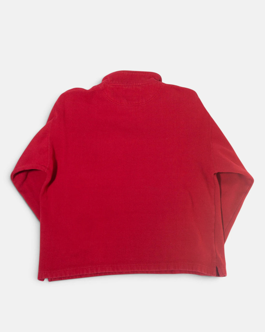 Sudadera Nike Roja Media Cremallera Vintage — Talla XS