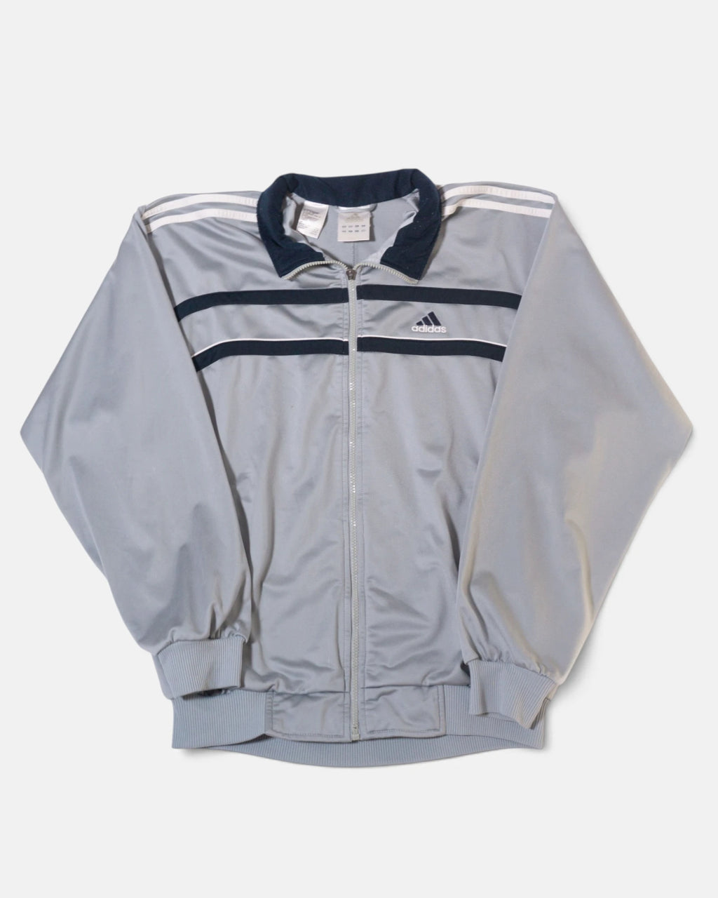 Chaqueta Adidas Gris Marina Vintage 00s — Talla L