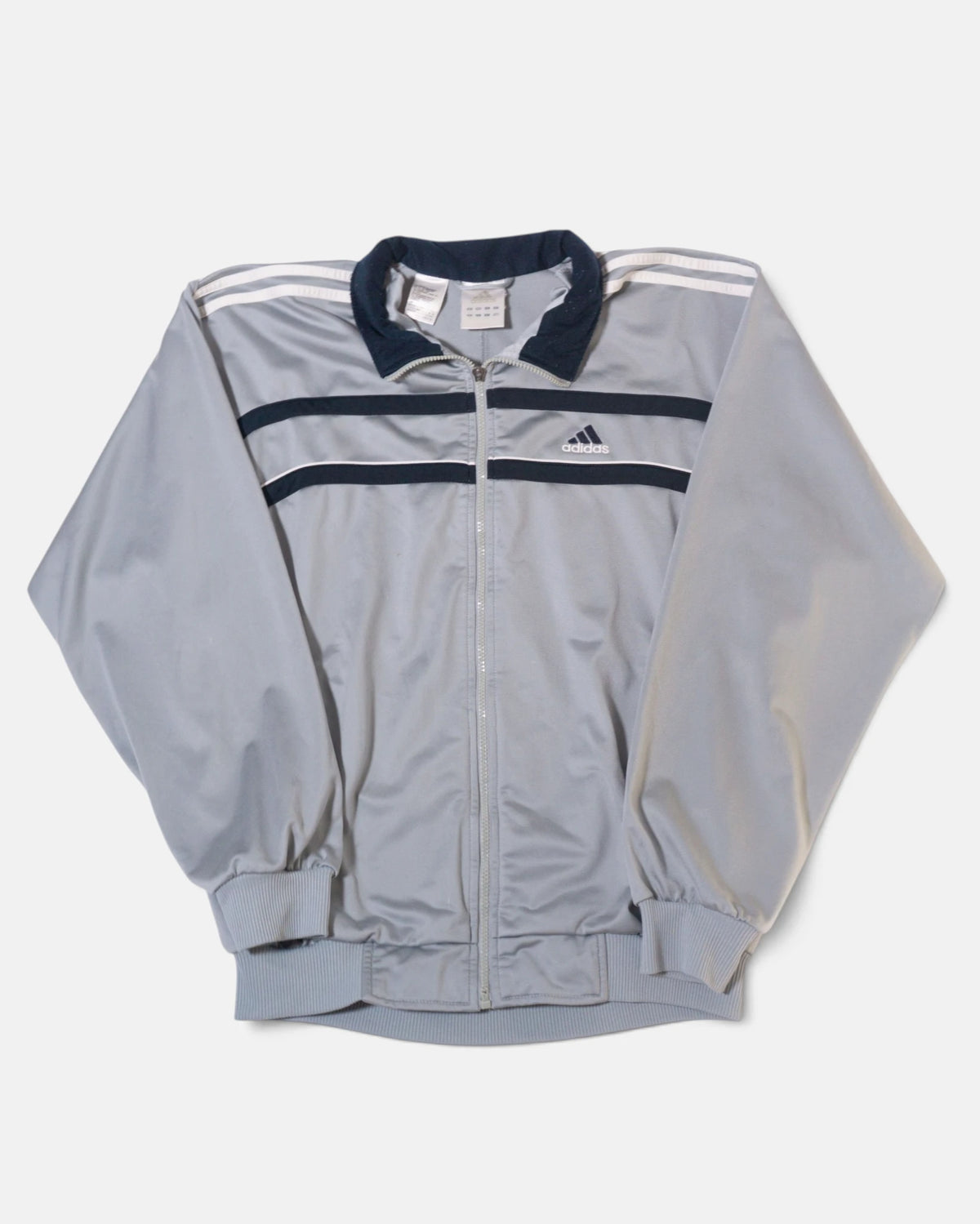 Chaqueta Adidas Gris Marina Vintage 00s — Talla L