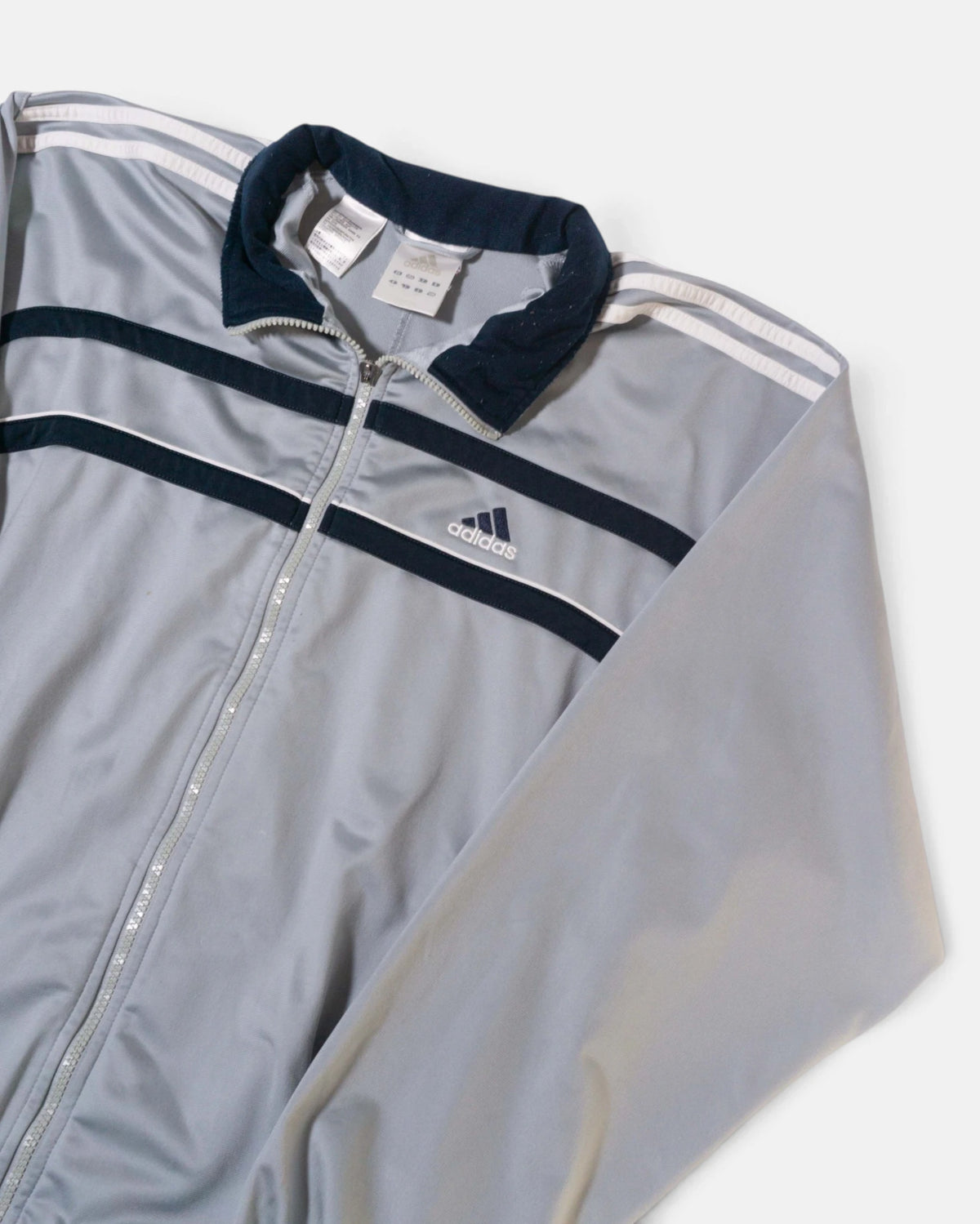 Chaqueta Adidas Gris Marina Vintage 00s — Talla L