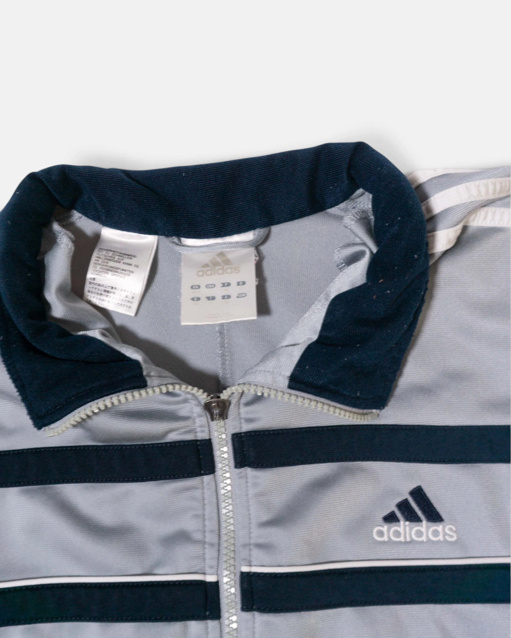 Chaqueta Adidas Gris Marina Vintage 00s — Talla L