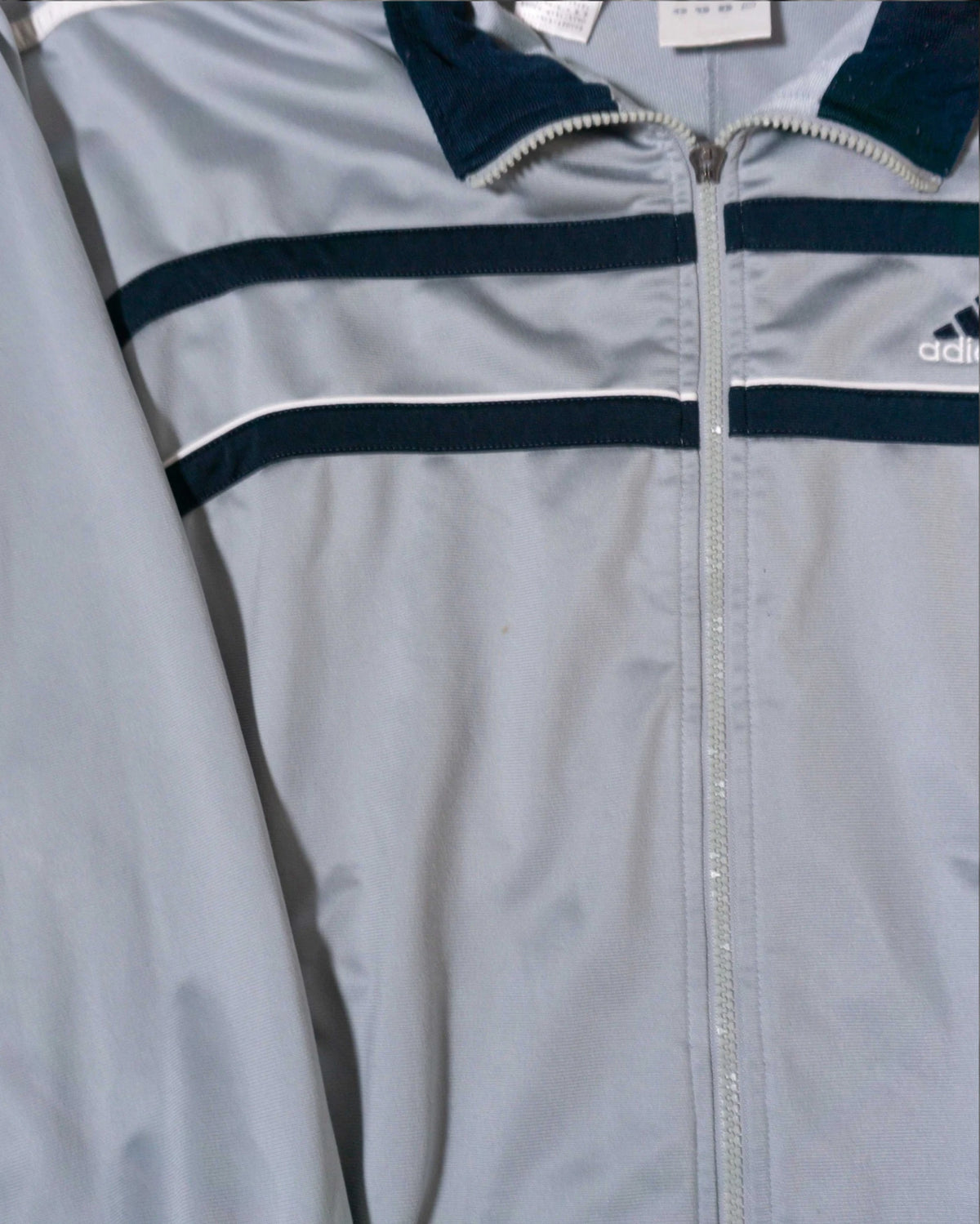 Chaqueta Adidas Gris Marina Vintage 00s — Talla L