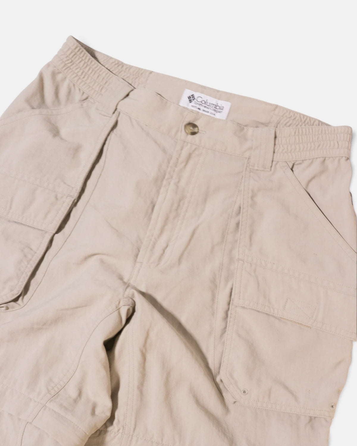 Pantalón Columbia Convertible Beige Vintage — Talla M Mujer