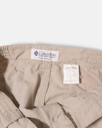 Pantalón Columbia Convertible Beige Vintage — Talla M Mujer