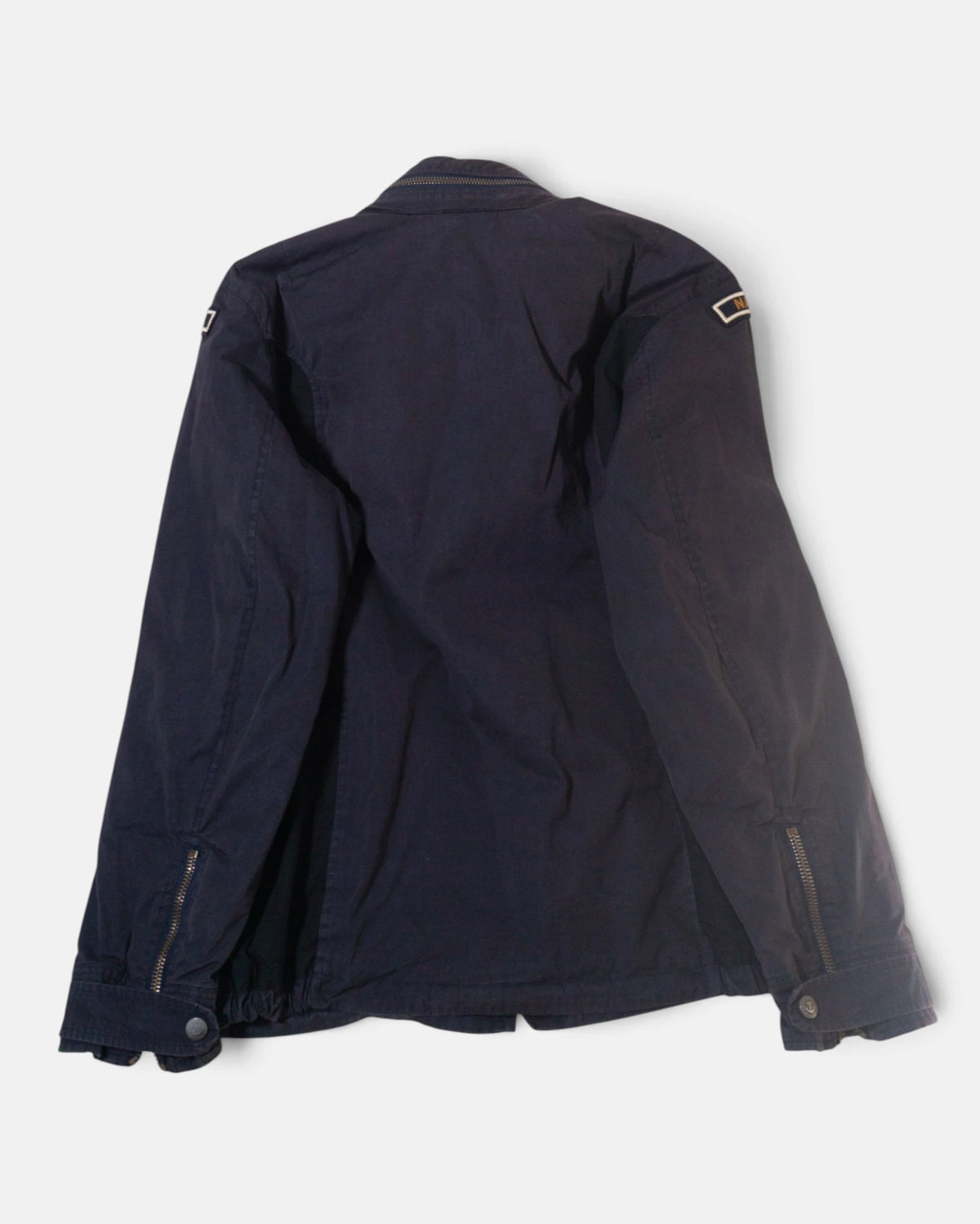 Chaqueta Nautica Azul Marino Vintage 90s — Talla XXL