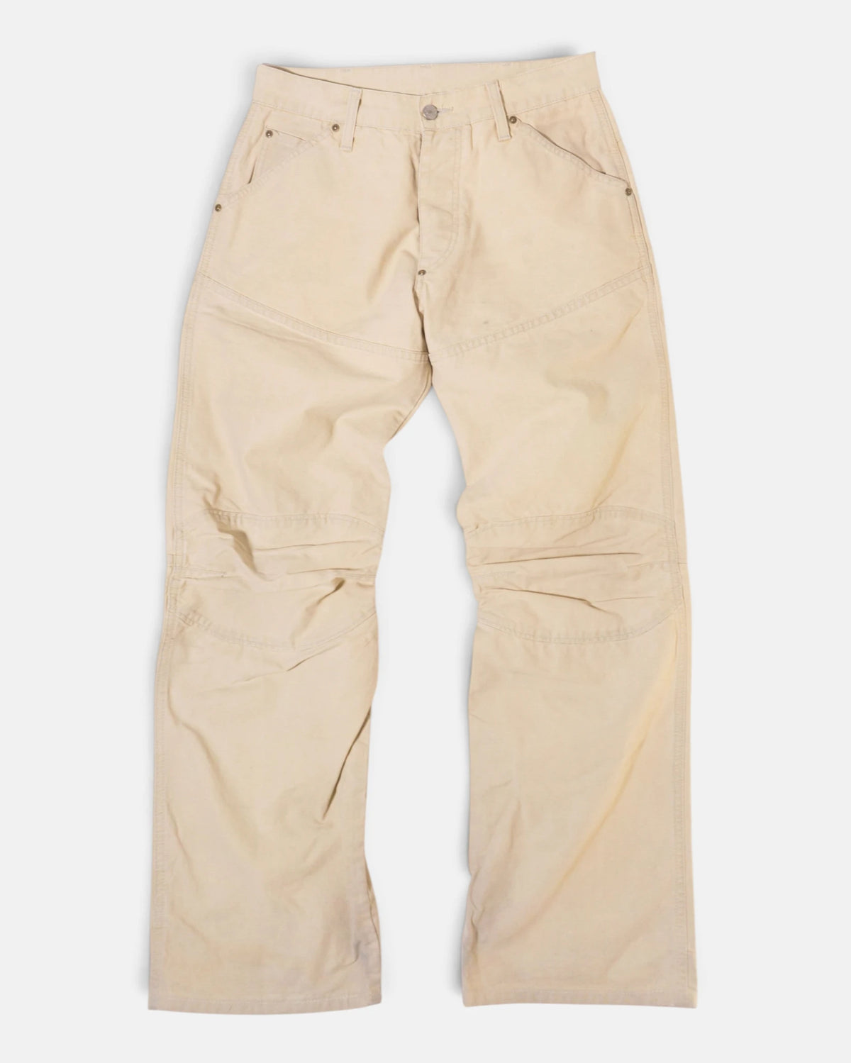 Vaqueros G-Star W30 Beige Arena Vintage 00s — Talla W30