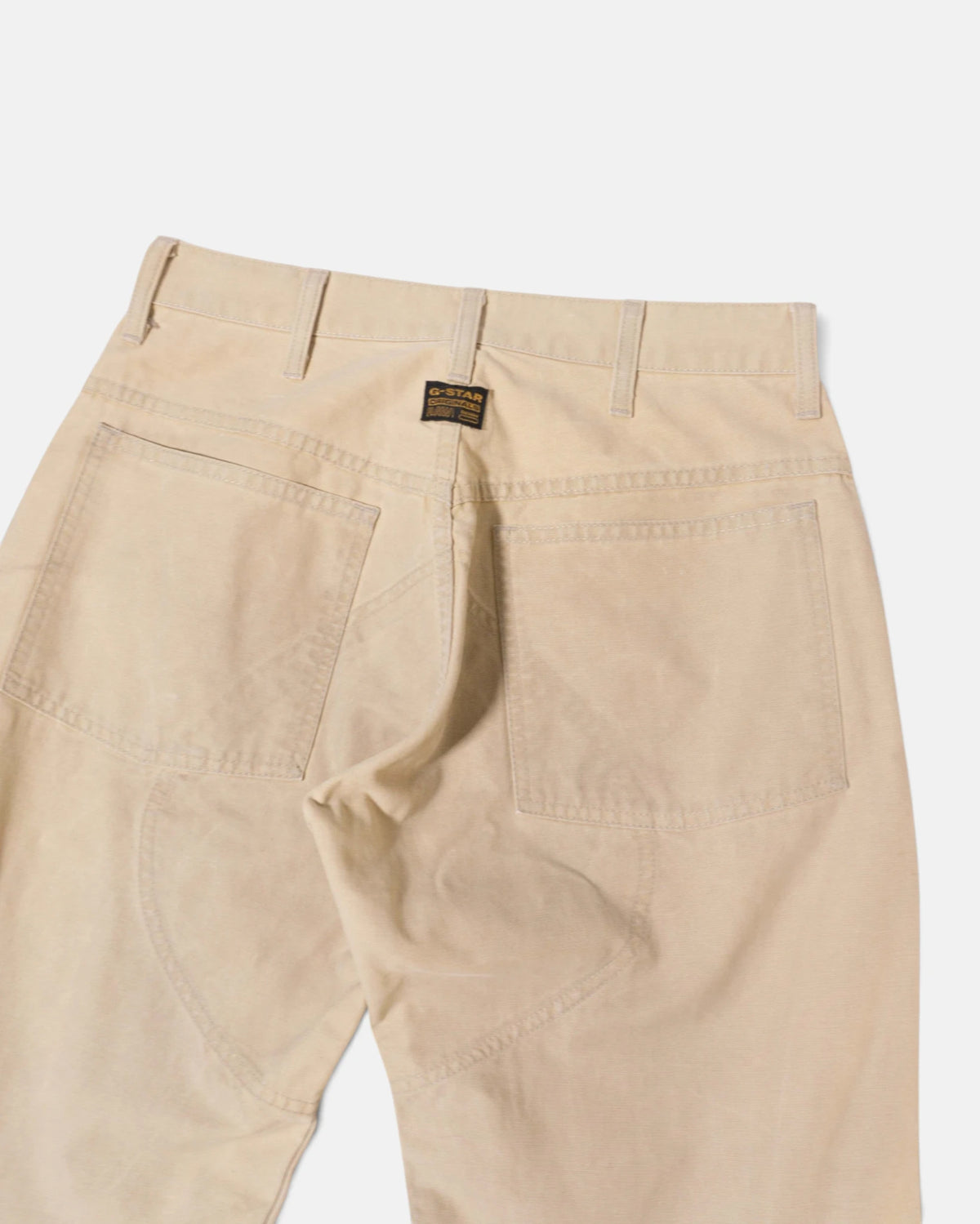Vaqueros G-Star W30 Beige Arena Vintage 00s — Talla W30