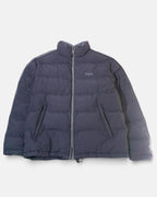 Plumífero Fila Gris Antracita Plumas Vintage — Talla L