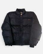 Plumífero Ralph Lauren Azul Plumas Vintage 90s — Talla L