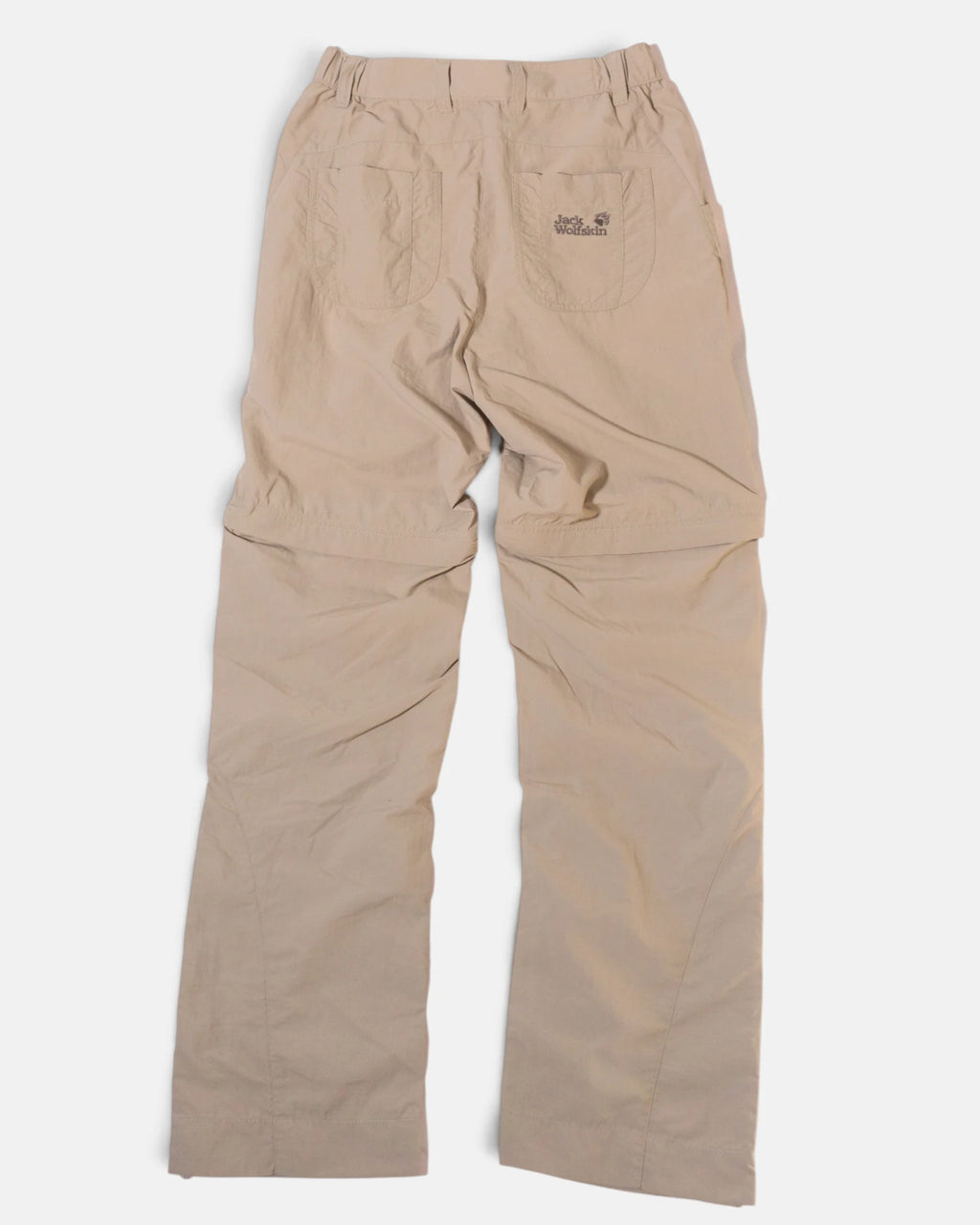 Pantalón Jack Wolfskin Convertible Beige — Talla XS Mujer