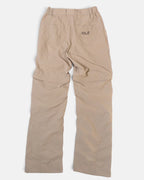 Pantalón Jack Wolfskin Convertible Beige — Talla XS Mujer