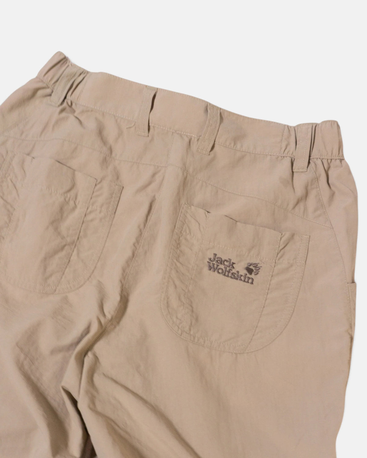 Pantalón Jack Wolfskin Convertible Beige — Talla XS Mujer