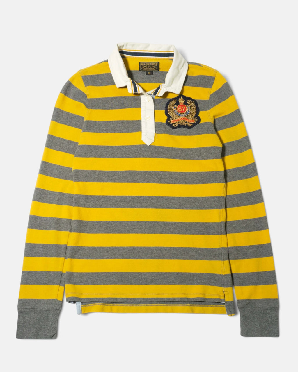 Polo Rugby Polo Jeans Ralph Lauren Amarillo — Talla M Mujer