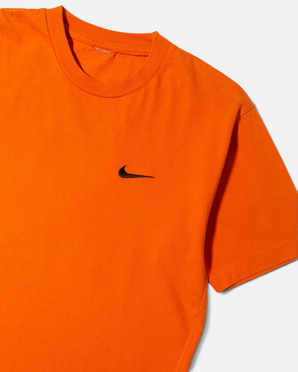 Camiseta Nike Solo Swoosh Naranja Vintage 00s — Talla S