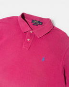 Polo Ralph Lauren Rosa Fucsia Vintage — Talla XXL