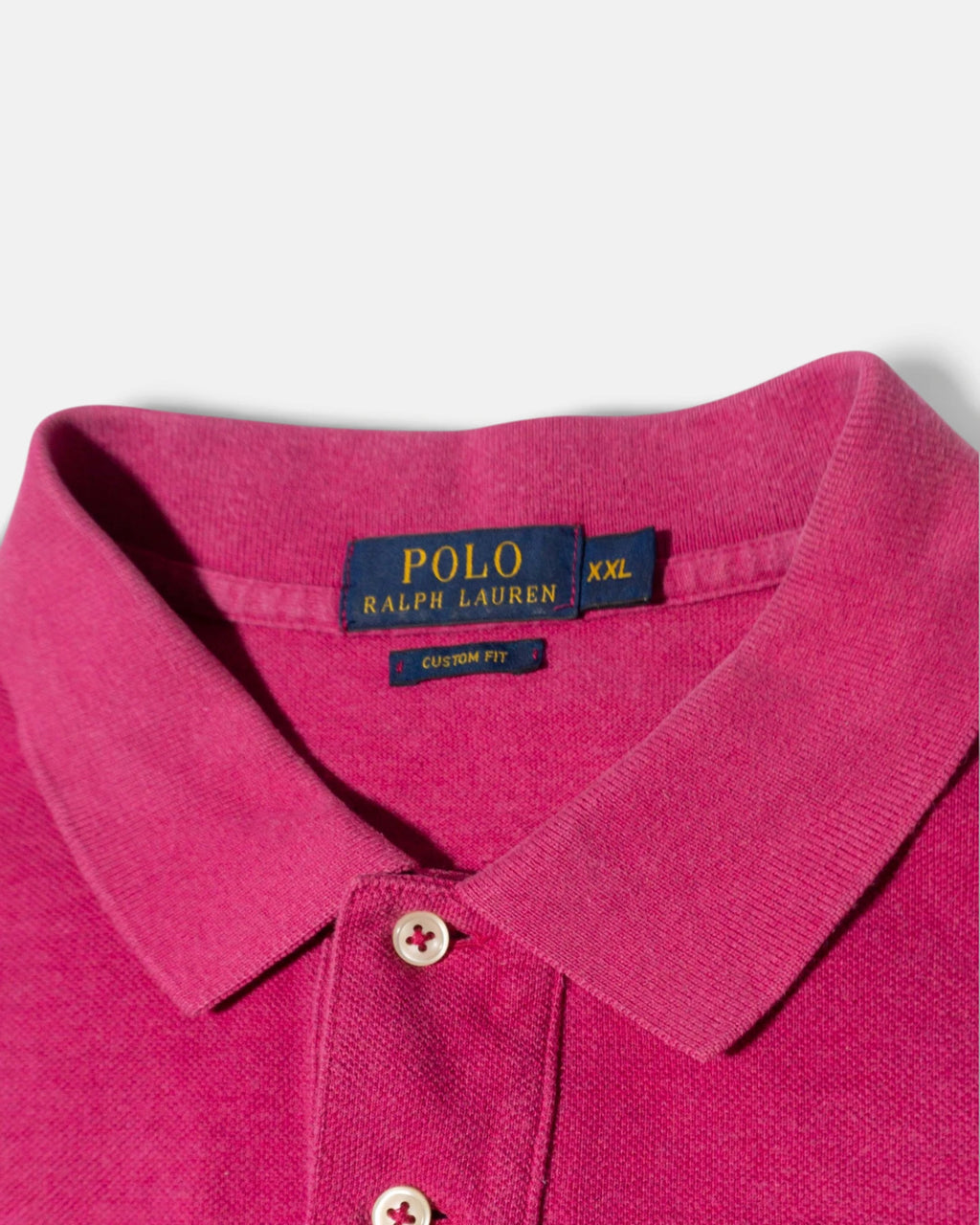 Polo Ralph Lauren Rosa Fucsia Vintage — Talla XXL