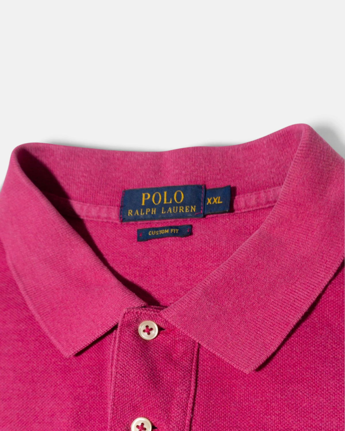 Polo Ralph Lauren Rosa Fucsia Vintage — Talla XXL