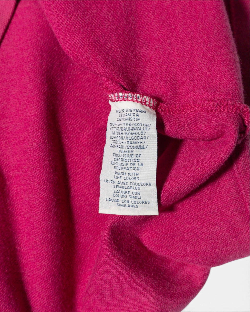 Polo Ralph Lauren Rosa Fucsia Vintage — Talla XXL