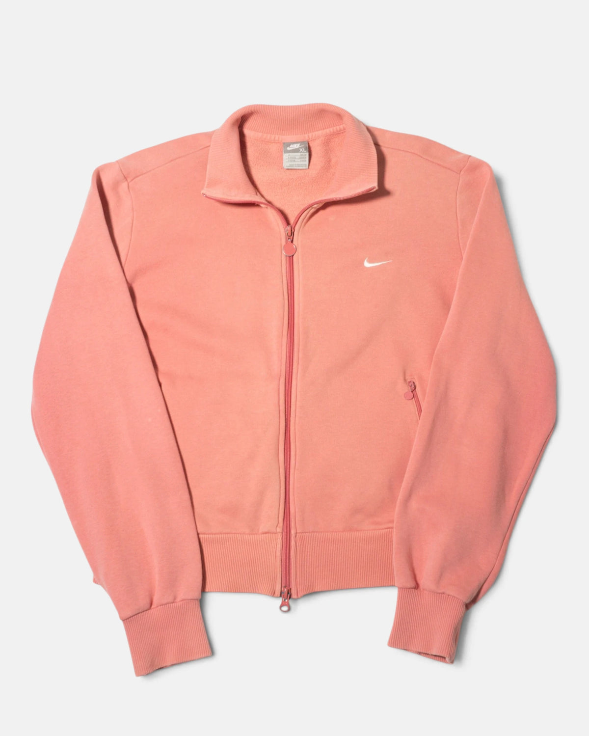 Chaqueta Nike Rosa Salmón Vintage 00s — Talla XL Mujer