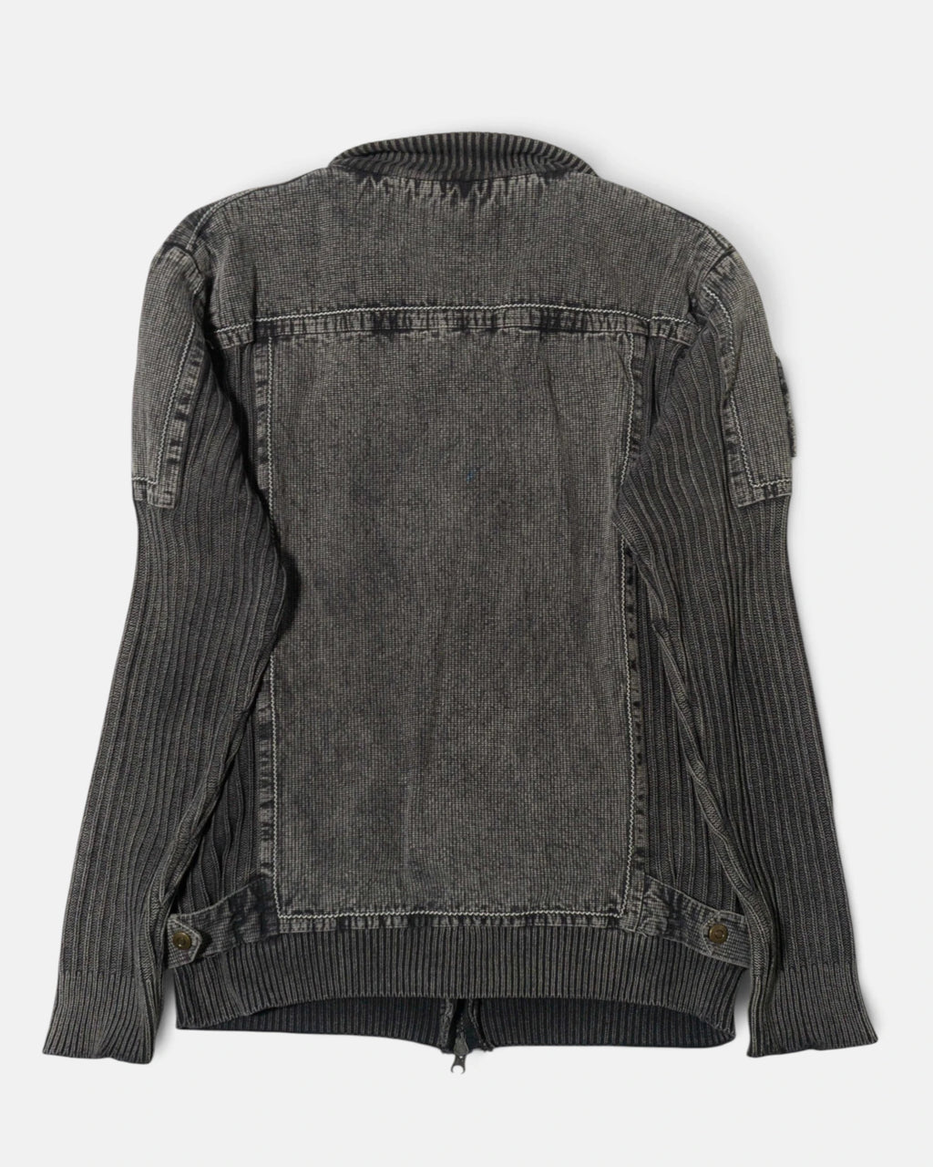Chaqueta Just Design Gris Lavado Vintage 00s — Talla M