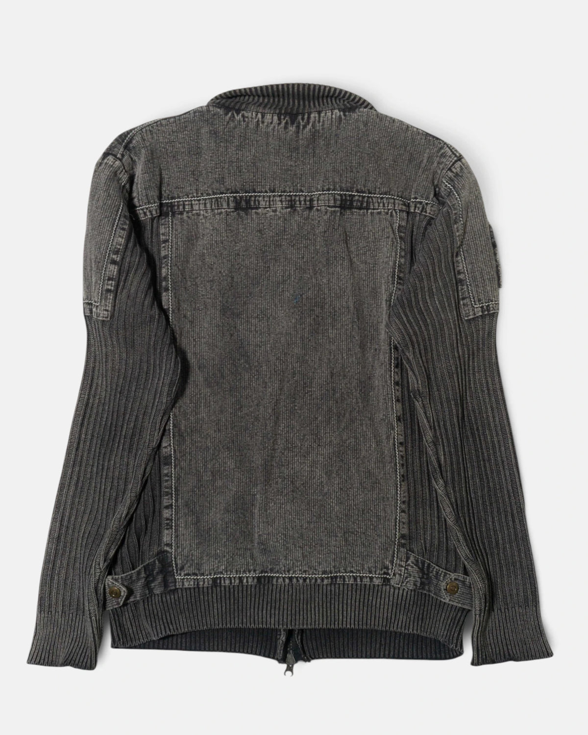 Chaqueta Just Design Gris Lavado Vintage 00s — Talla M