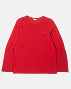 Camiseta Calvin Klein Roja Manga Larga Vintage — Talla M