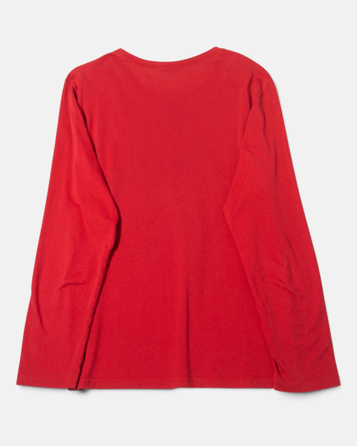 Camiseta Calvin Klein Roja Manga Larga Vintage — Talla M