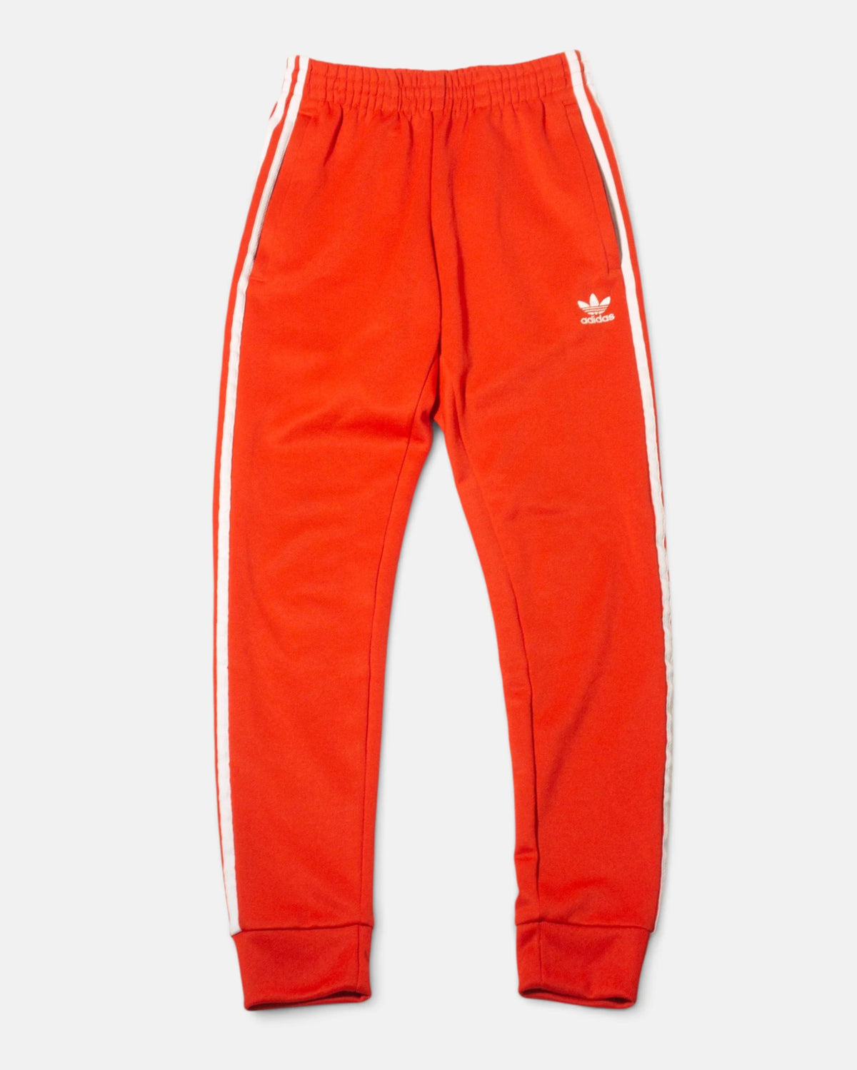 Pantalón Adidas Rojo Vintage 00s Trébol — Talla XS