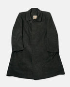 Abrigo Valonter Gris Antracita Lana 90s — Talla XL