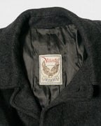 Abrigo Valonter Gris Antracita Lana 90s — Talla XL
